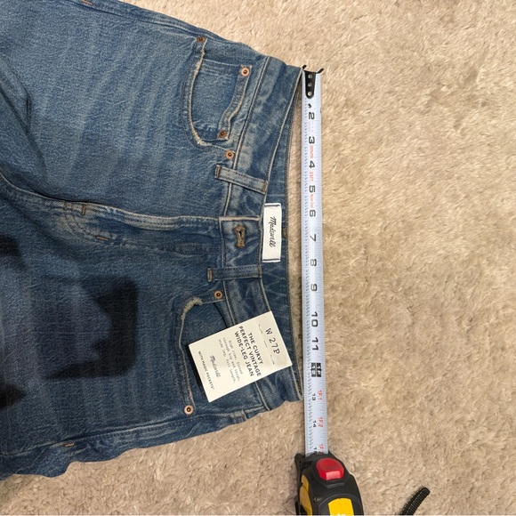 Madewell Women's Blue Flare & Wide Leg Jeans - Picture 4 of 8